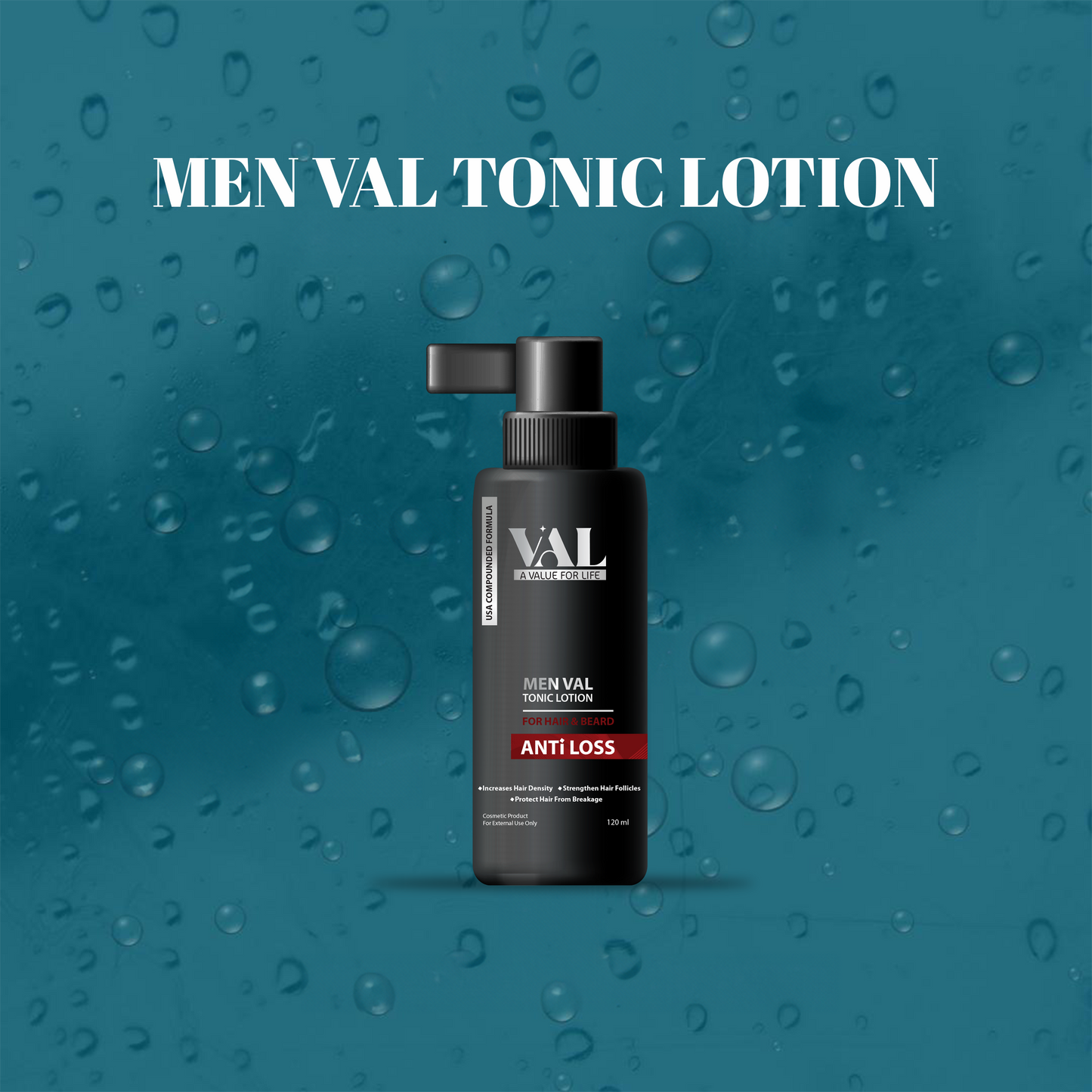 Men Val Tonic Lotion – Energize Your Scalp