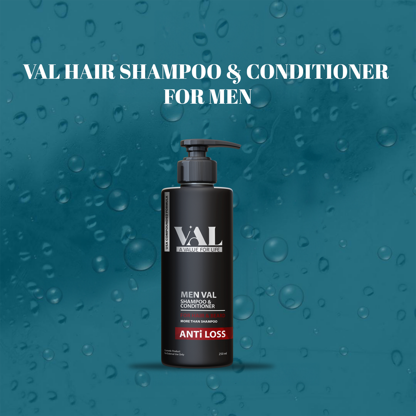 Men Val Shampoo & Conditioner (Anti Loss)