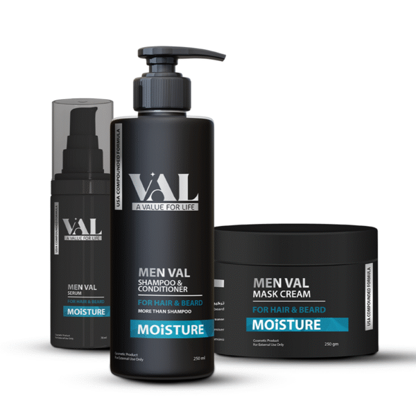 Hair and Beard Moisturizing Set for Men